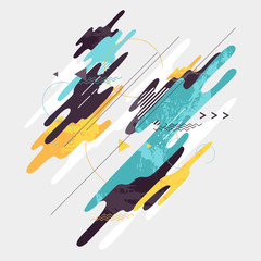 Abstract modern geometric background