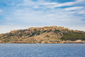 Island Comino in Mediterranean sea