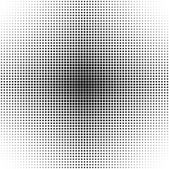 abstract vector halftone squares of diamond-shaped