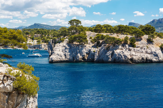 Calanques of Port Pin in Cassis, Provence, France