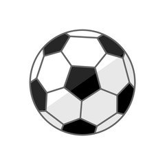 Fototapeta premium Soccer ball .Football vector icon isolated on a white background.Sport equipment