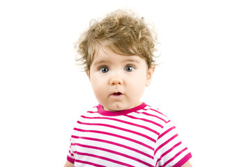 Naklejka premium young baby portrait