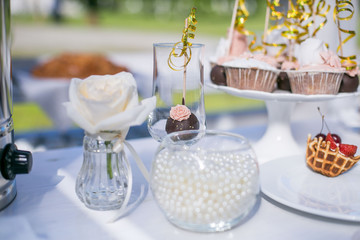 wedding cake table decoration