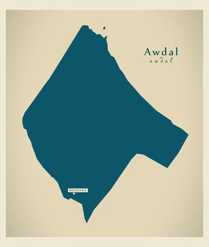 Modern Map - Awdal SO
