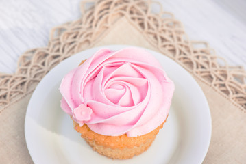 Pink Cupcake closeup