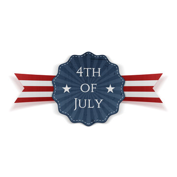 Independence Day 4th of July festive Banner