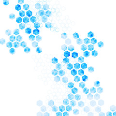 geometric Hexagon abstract vector background