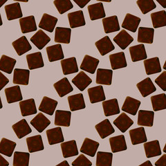 Seamless pattern with candies