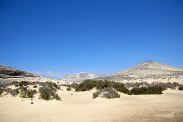 Fototapeta na wymiar Dünen in Fuerteventura
