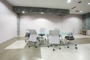 Interior of a modern meeting room