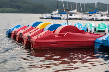 Obraz premium sorpesee lake sauerland germany