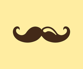 Vector moustache icon 