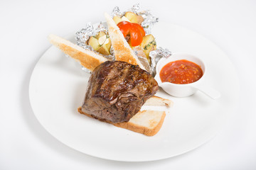 Prepared mignon steak