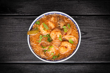 Asian shrimp soup