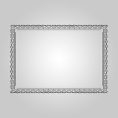 Certificate Frame Vector Design