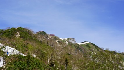 合戦尾根から燕岳山頂方向