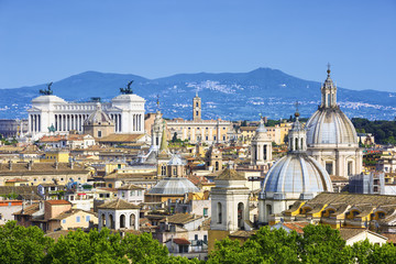 Obraz na płótnie Canvas View of Rome, Italy