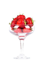 Ripe fresh strawberry