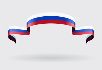 Russian flag background. Vector illustration.