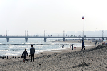 Nostalgia na plaży bałtyckiej