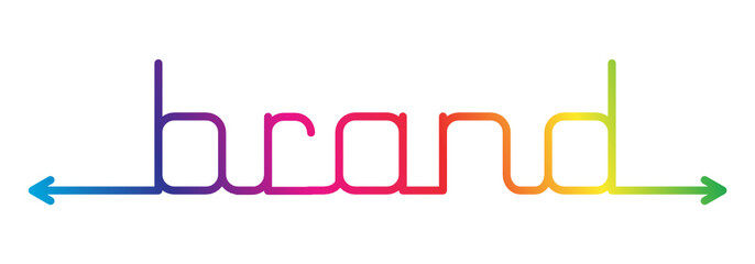 BRAND vector icon