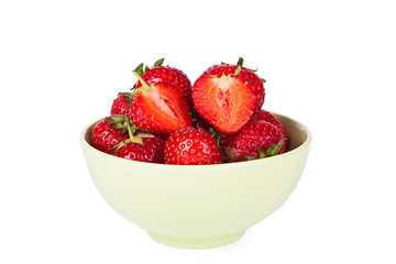 Ripe fresh strawberry