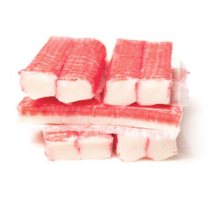 Fish sticks or crab sticks,