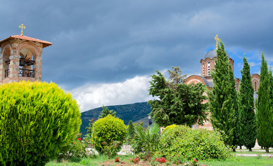 Naklejka premium Gracanica - Serbian Orthodox monastery 