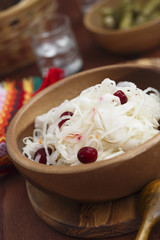 Sauerkraut with cranberries