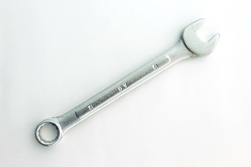 wrench on white background