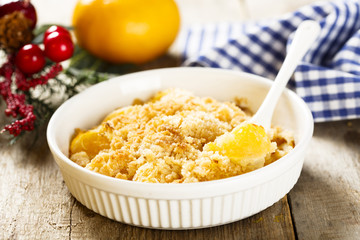 Citrus crumble