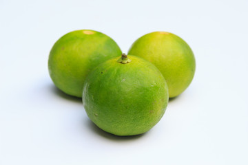 lemon on white background