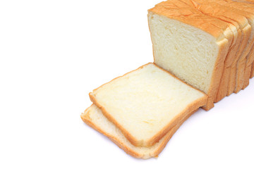 bread on white background