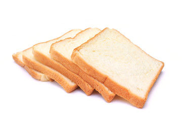 bread on white background