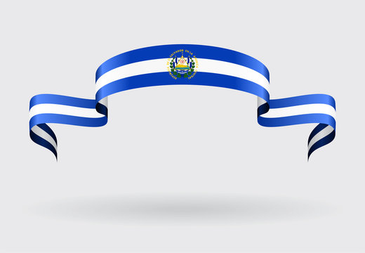 El Salvador Flag Background. Vector Illustration.