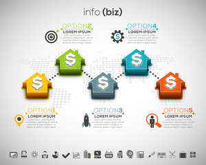 Business infographic.File contains text editable AI and PSD, EPS10,JPEG and free font link used in design.
Created with blend. Easy to adjust the height for each element.
