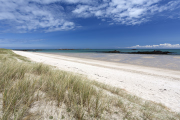 Der Shell Beach auf der Kanalinsel Herm, UK