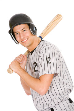 Baseball: Player Ready To Bat