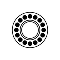 Bearing flat icon vector