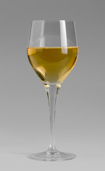 wine glass in grey back