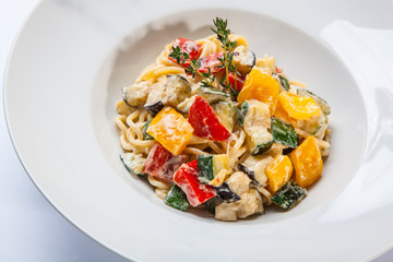 Italian Pasta with vegetables