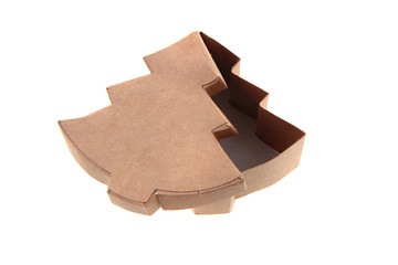 christmas tree shape paper box