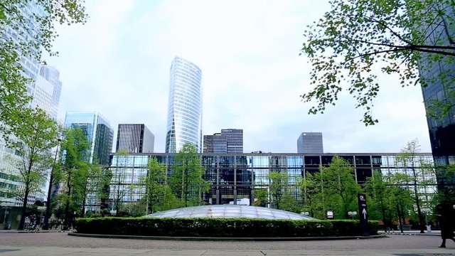 Areal view of la Defense