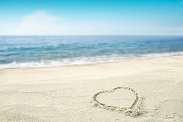 sand and sky of blue color 