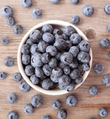 Fresh blueberry closeup