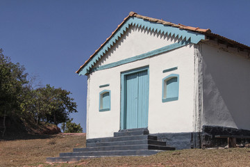 Fototapeta na wymiar Old brazilian farm church