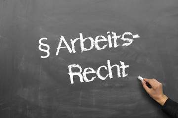 Fototapeta premium Arbeitsrecht