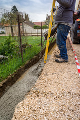 couler du béton