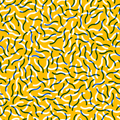 Seamless geometric pattern in retro 80s style, memphis