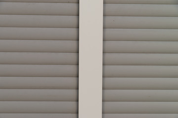 closed blinds / Window with closed blinds